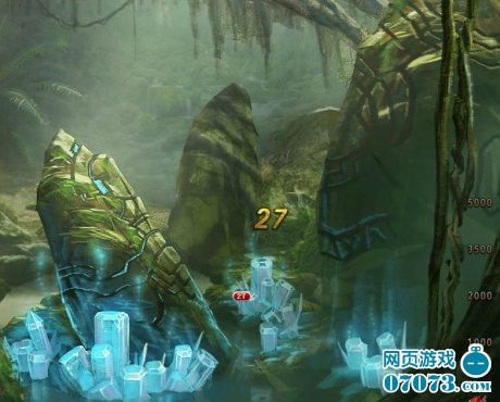 宝石迷阵卡出背景图 _ 游戏截图 - 07073女神联